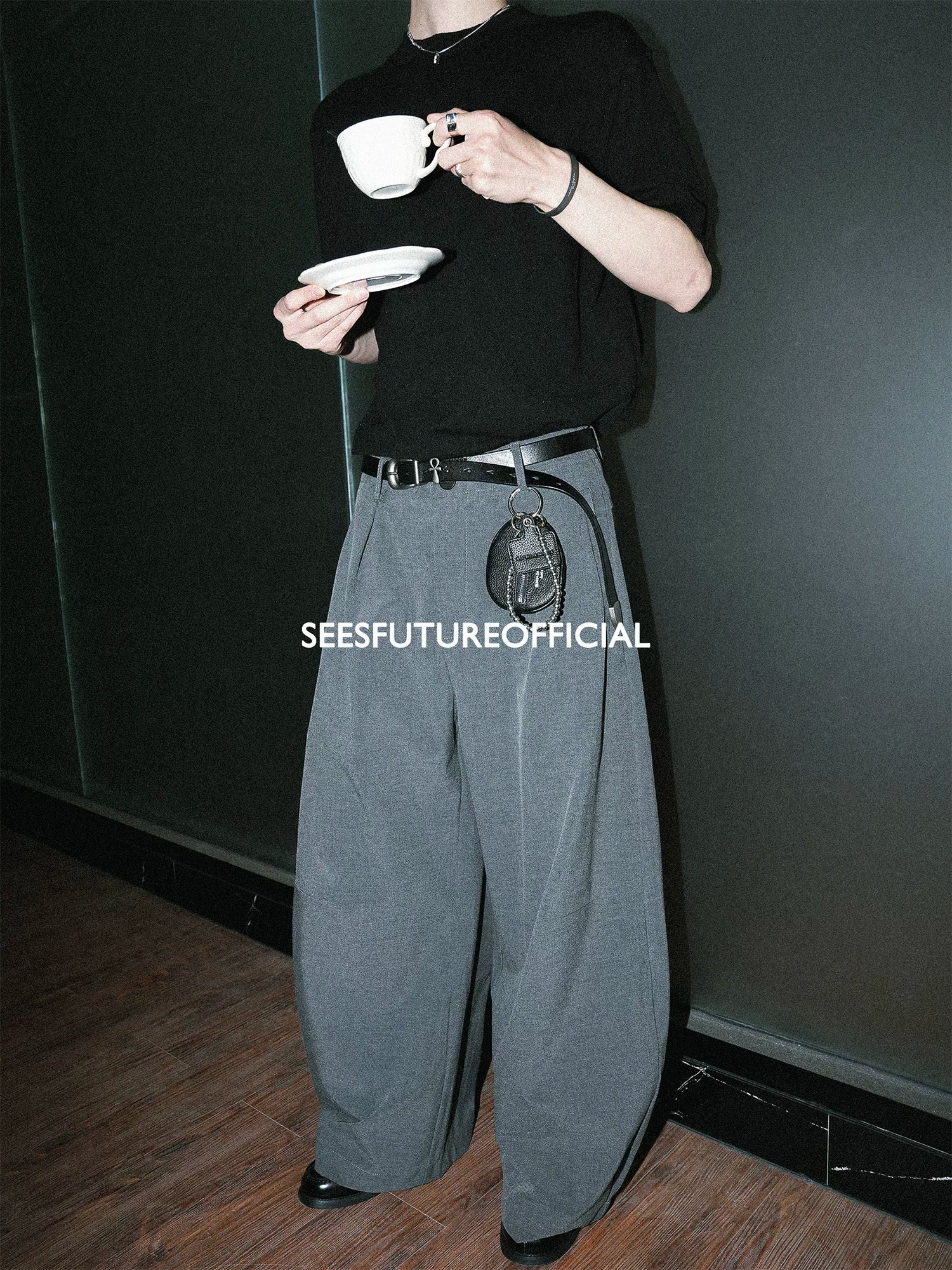 Seesfuture Premium Pendant Casual Pants