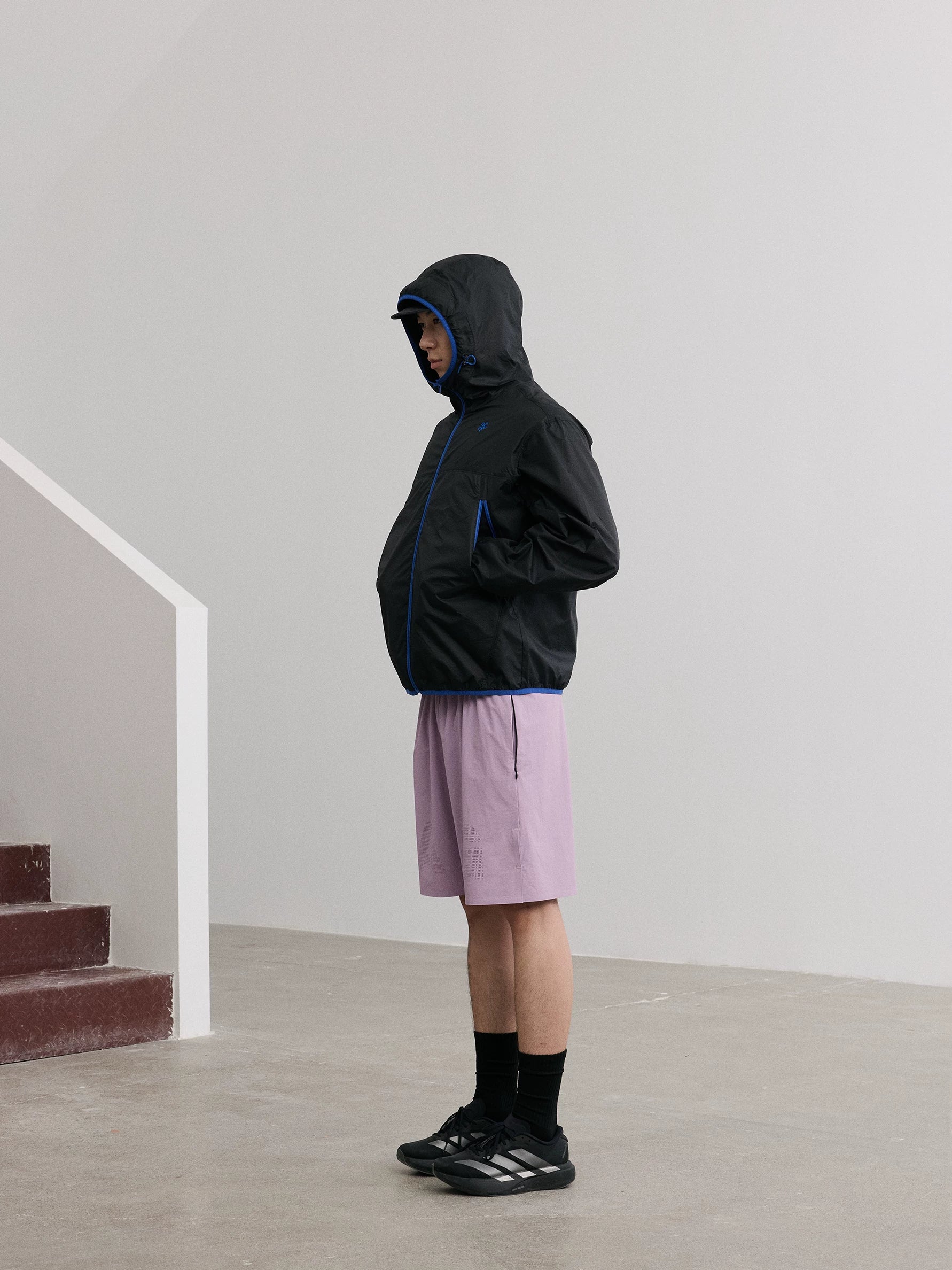 AFTERGLOW Taped Quick-Dry Contrast Waistband Sports Shorts