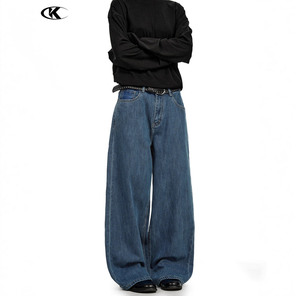 11KN Vintage Versatile Straight-leg Jeans