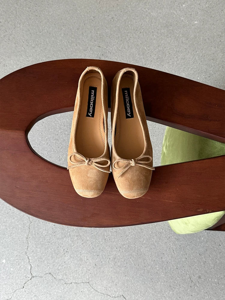 MILOOEY Bow Ballet Flat