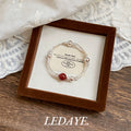 LIDAYE Agate Beaded Bracelet with Contrasting Accents