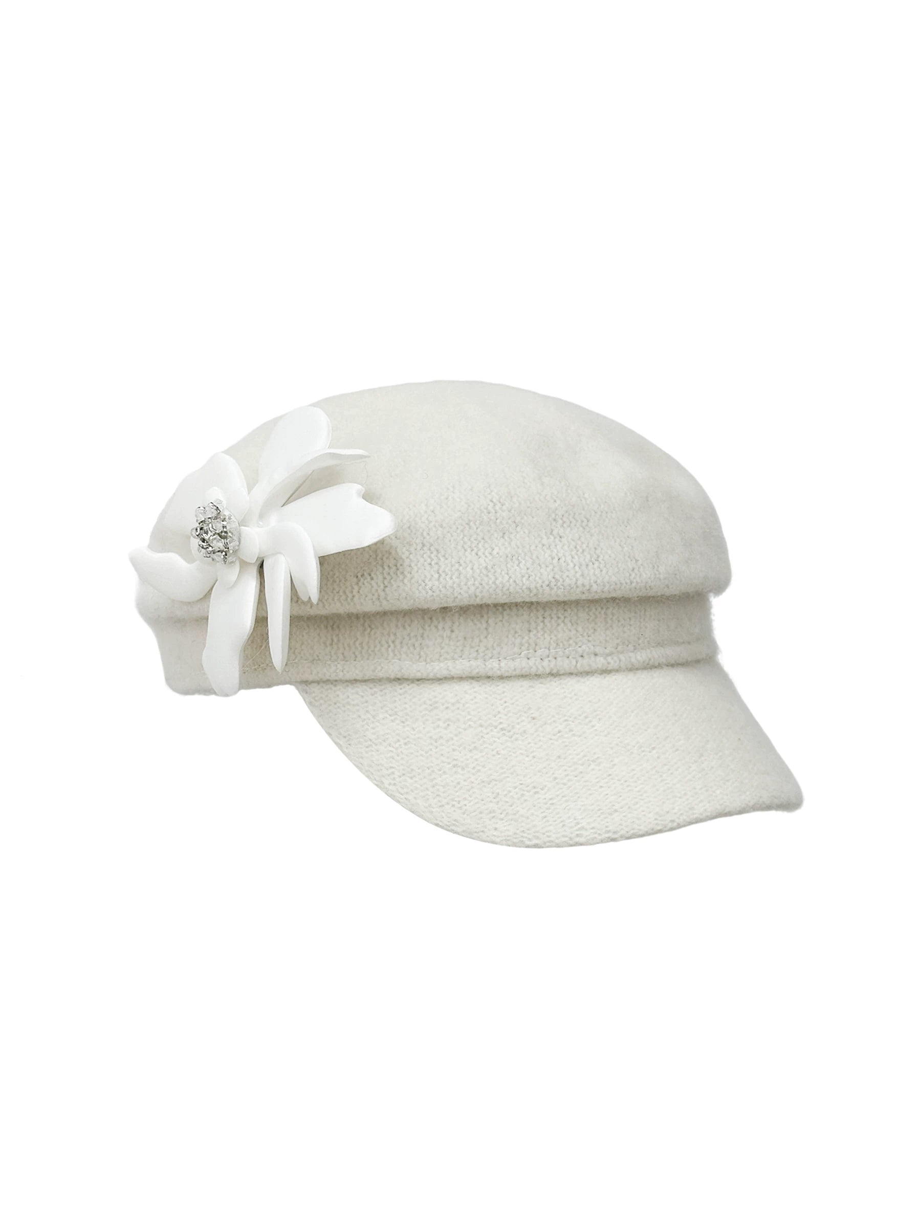 THELIGHT Three-dimensional Flower Wool Woolen Beret