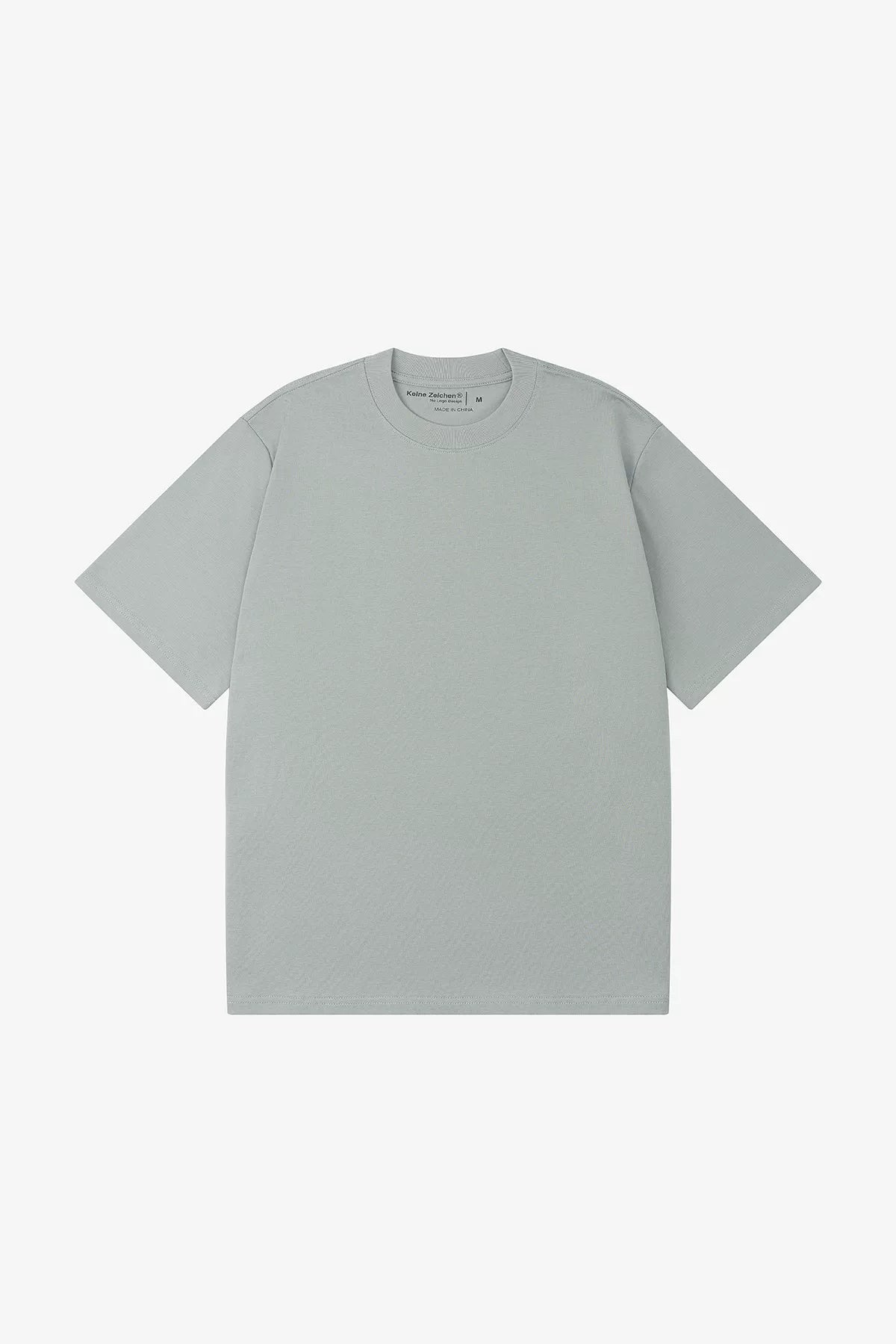 NO LOGO Xinjiang Long-Staple Cotton Boxy Wide-Fit Round Neck Basic T-Shirt