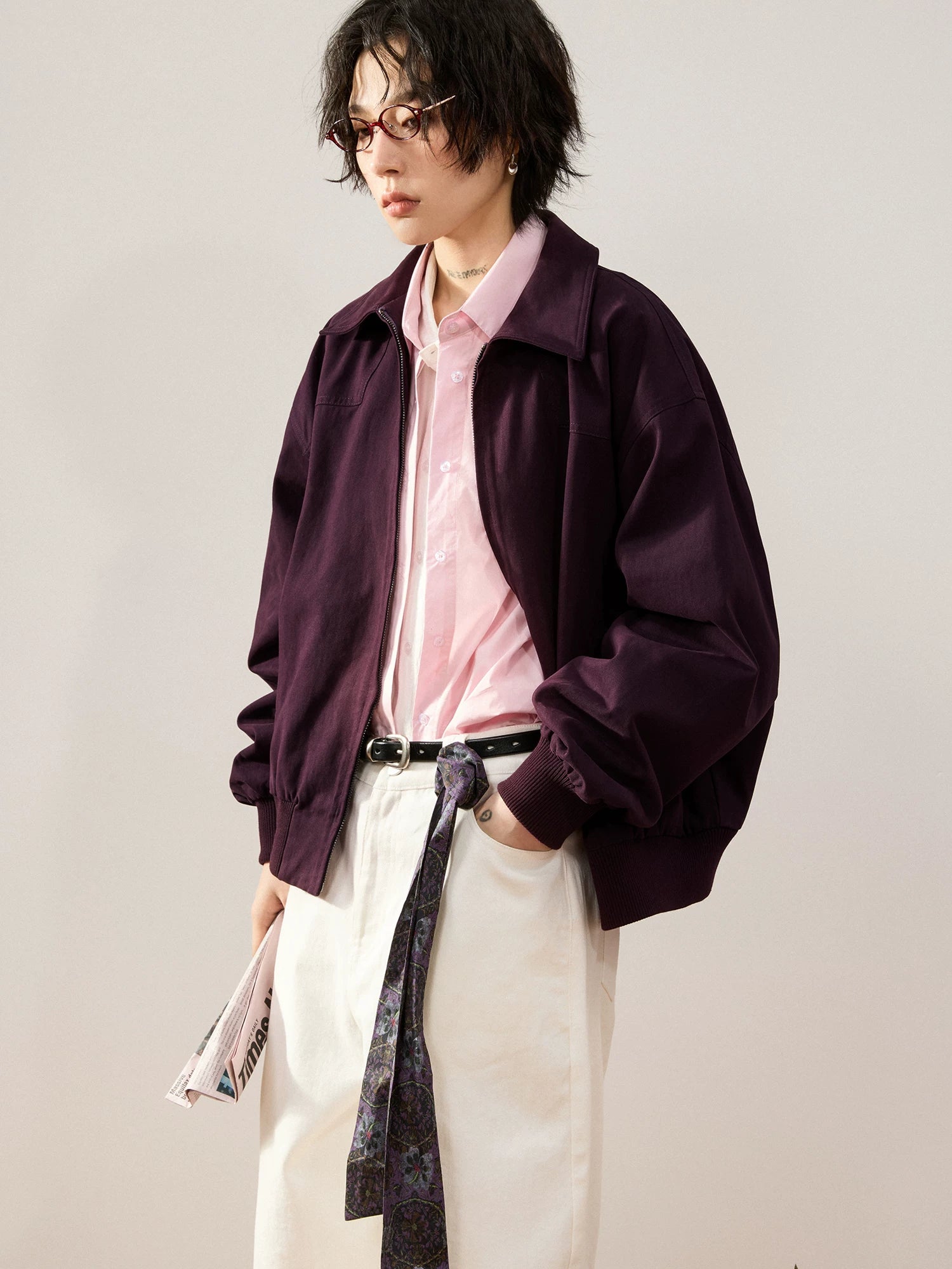 Sameuoo Casual Versatile Short Jacket