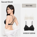 Secret World Thin Shoulder Strap Gather Bra