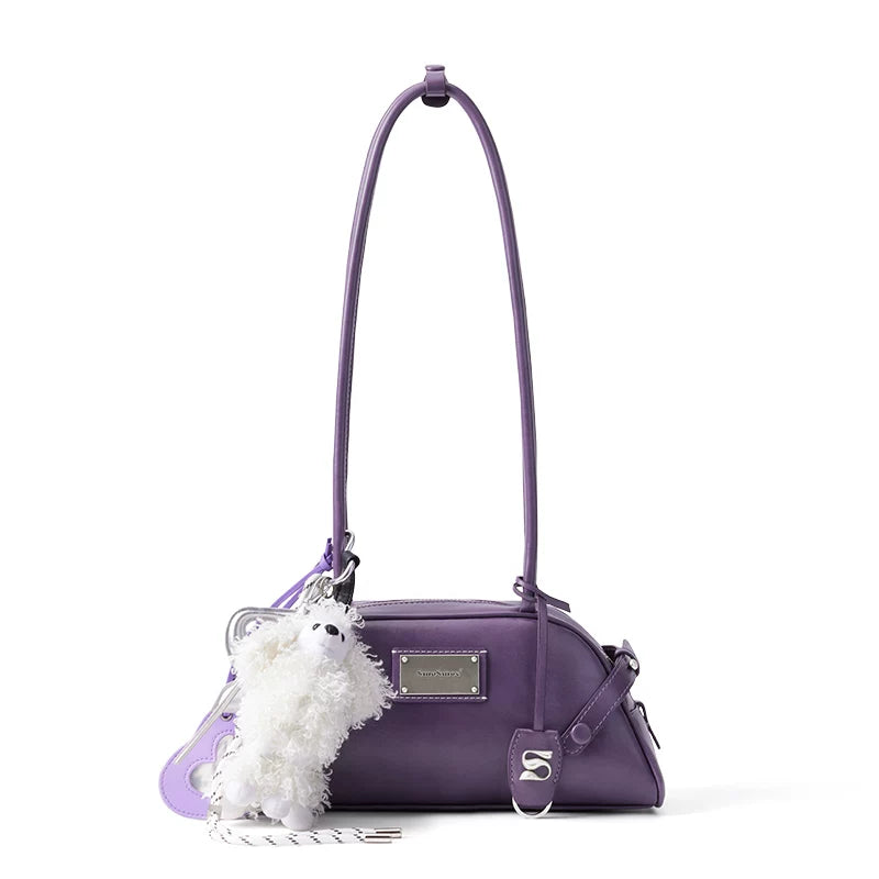 SmoSmos Original Design Bowling Leather Bag