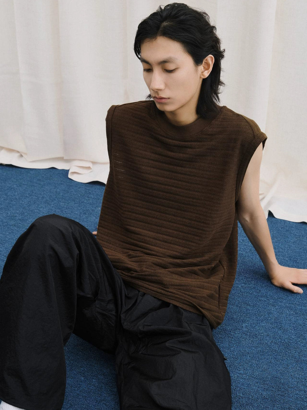 LIVINGTOWN Japanese Casual Loose Simple Vest