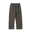 NONRADICAL High-End Linen-Texture Knit Curved Sweatpants
