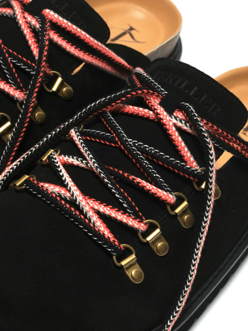 TZ Killer Bag Head Colored Shoelaces One Pedal Shoes