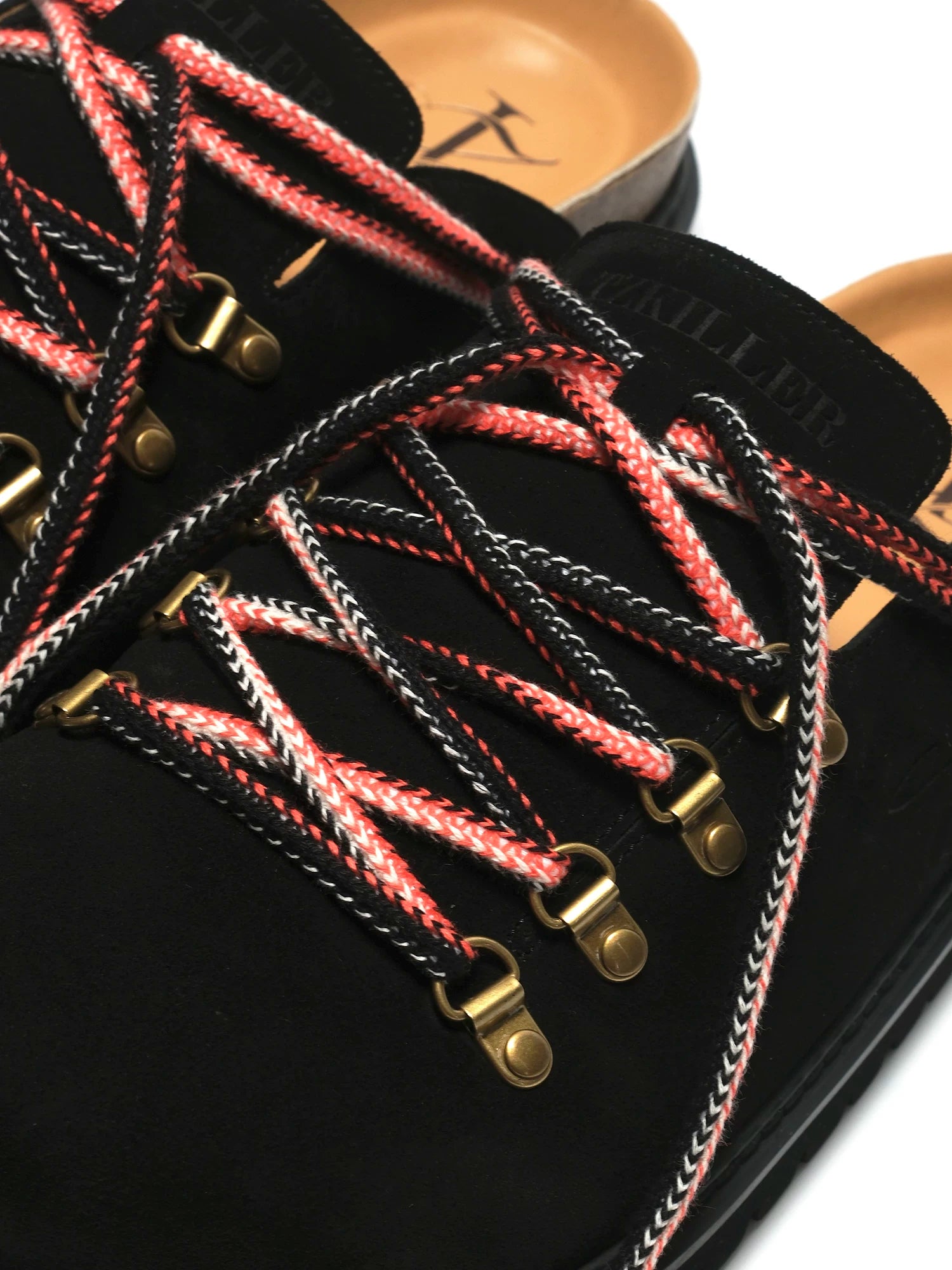 TZ Killer Bag Head Colored Shoelaces One Pedal Shoes