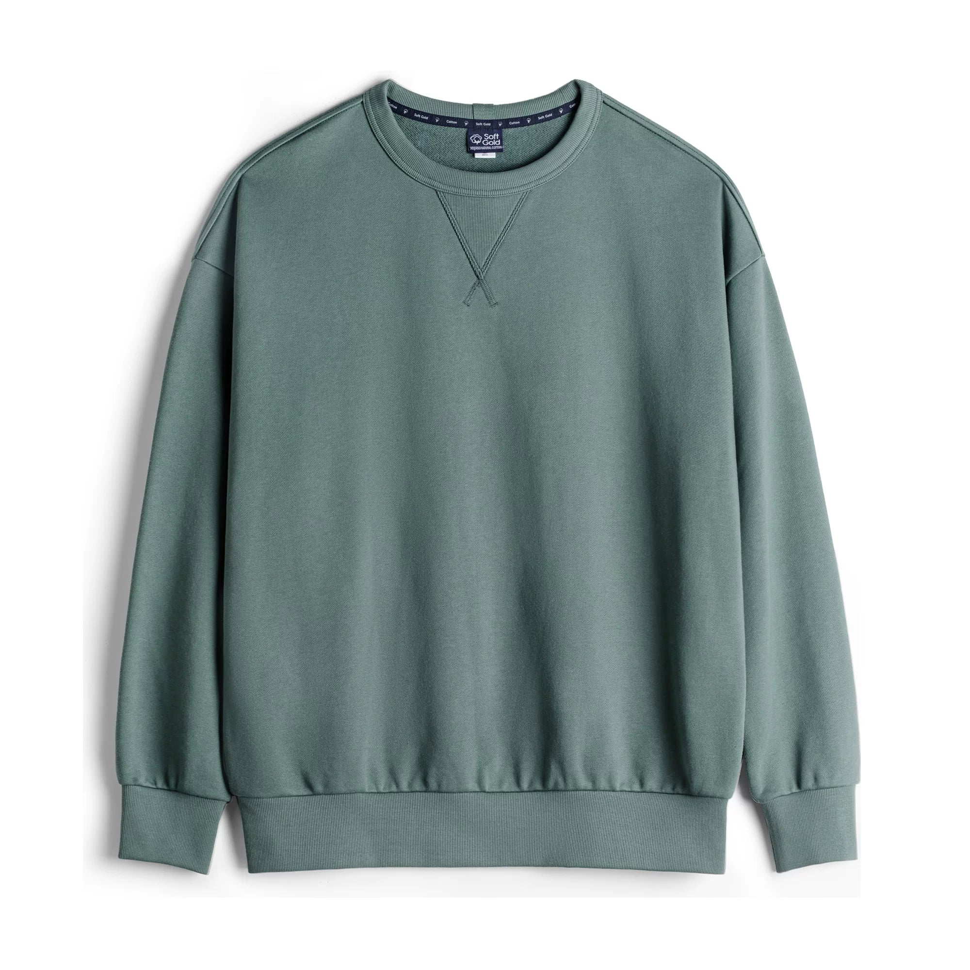 Madden Xinjiang Cotton Round Neck Pullover Loose Jacket Sweater