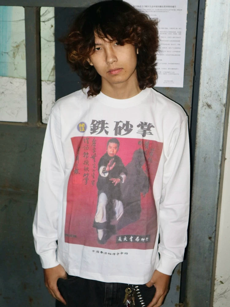 OXXO Iron Sand Palm Chinese Kung Fu Vintage Chinese Style Long Sleeve