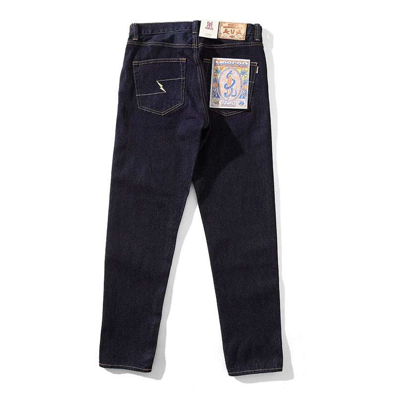 Mbbcar Cool 11.6oz Stretch Selvedge High-Waist Jeans
