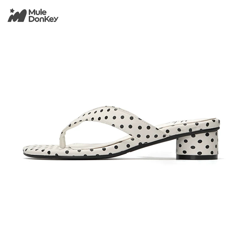 Donkey Polka Dot Thick Flip-flops