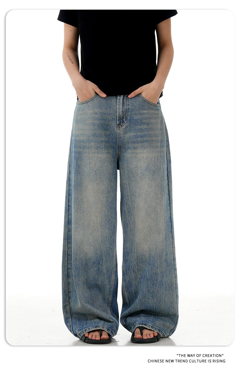 11KN Retro Loose Straight Jeans
