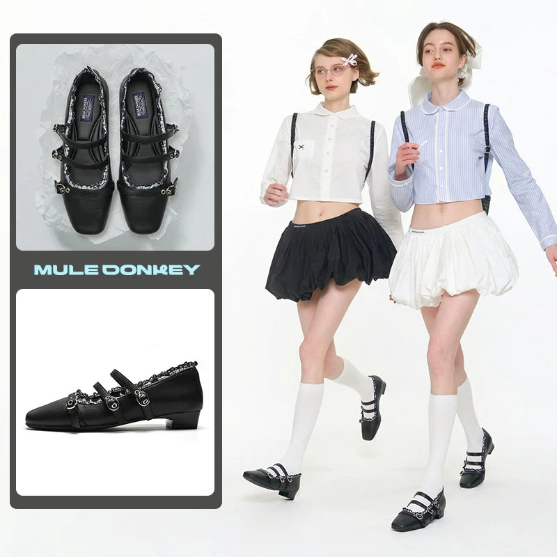 Donkey Square Head Shoes