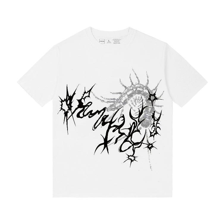 Wetbody Dark Oversized Street Neutral Tee
