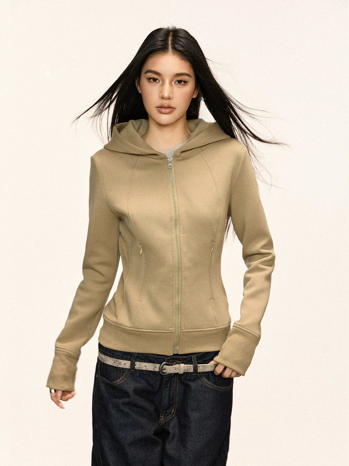 Cherry Melody Vintage Sport Hooded Jacket