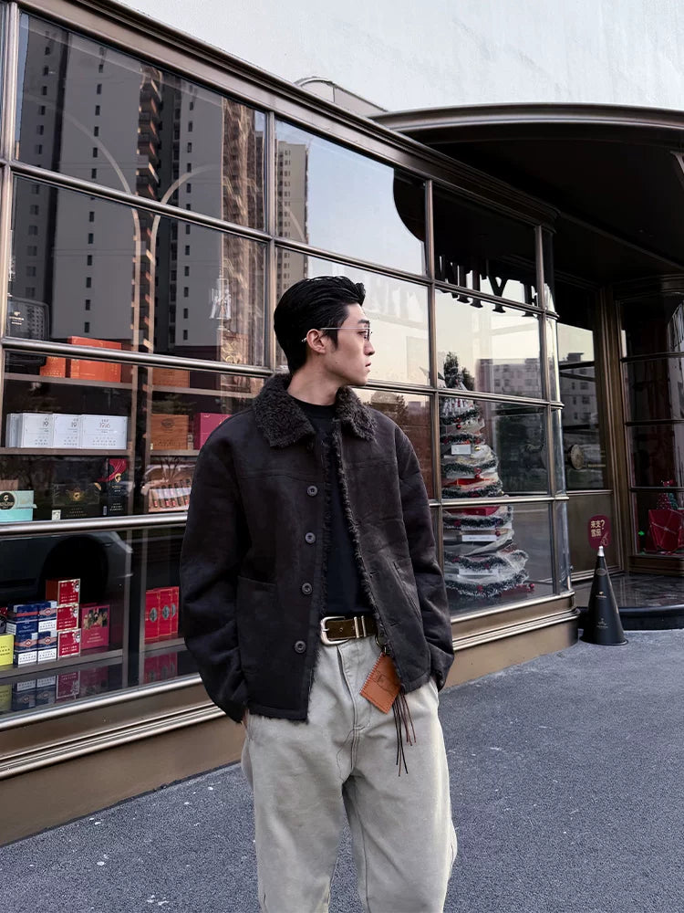 ZOZOFOREST Fur All-in-one Heavy Fleece Thickened Jacket
