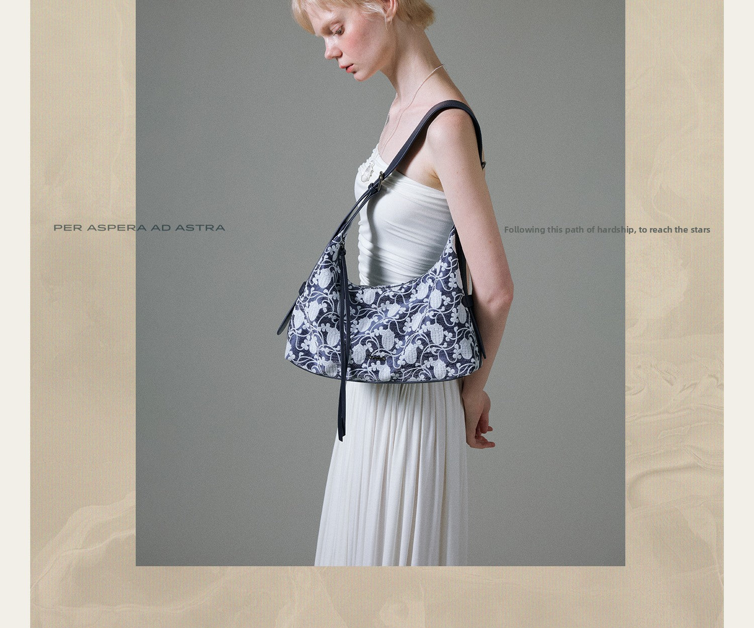 JACD Slack Retro Jacquard Shoulder Messenger Bag