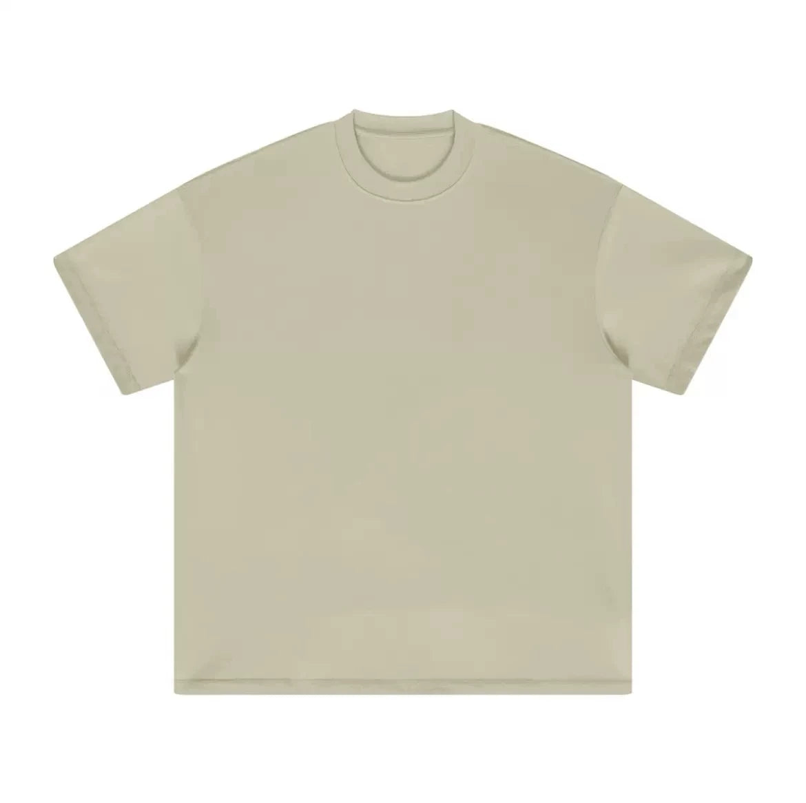Blank: Map Oversized Small Neckline Casual Tee