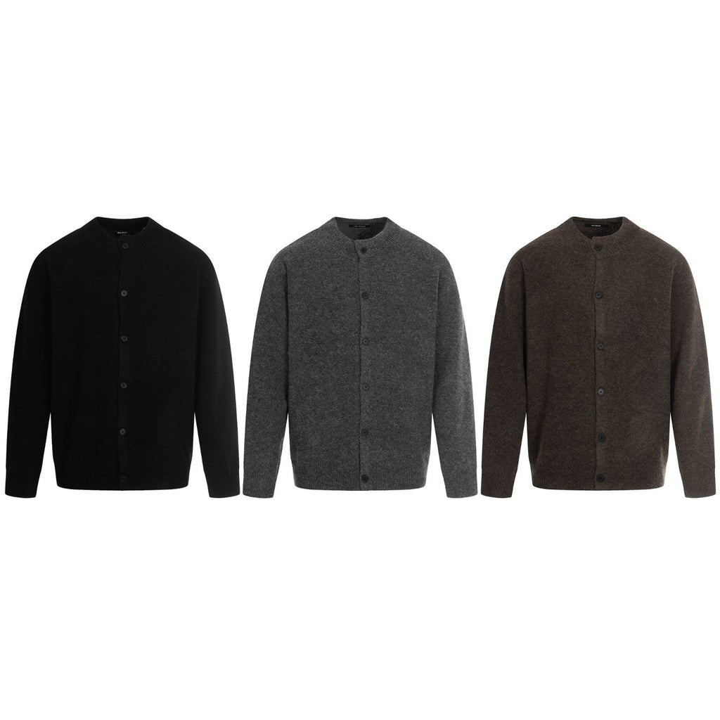 11KN old money retro knitted sweater jacket
