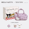 TOUTOU Faux Leather Cartoon Shoulder Bag - Zip Top