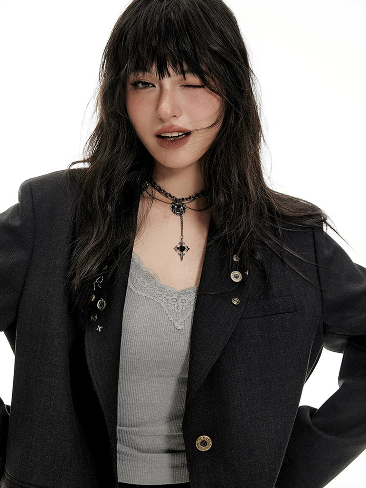 Imone Loose and Thin Suit Jacket