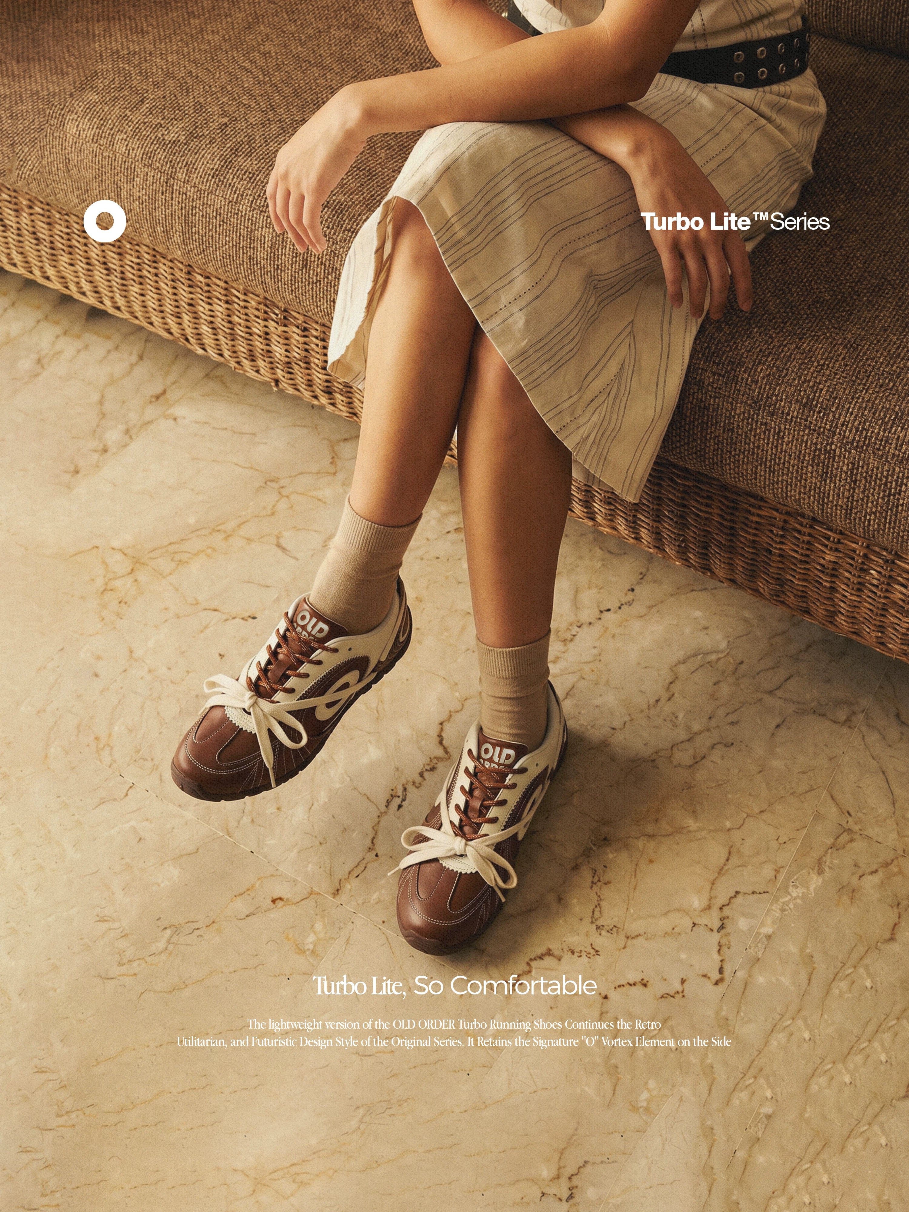 OLD ORDER Suede Ballet Flat