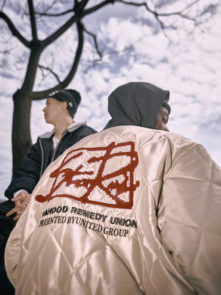STA X RMD SR Hooded Padded Baseball Jacket