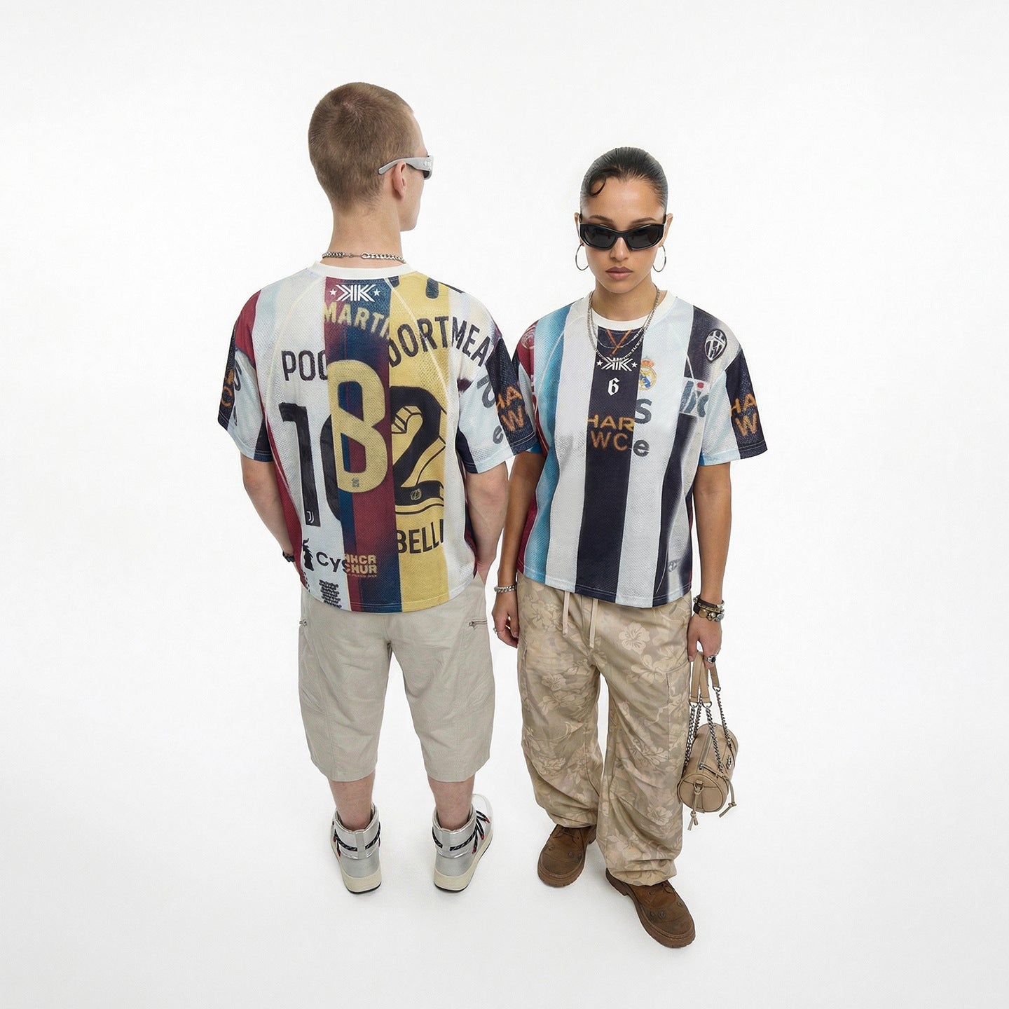 Inflation Splicing Digital Printing Breathable Sports Short Sleeve