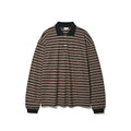 PARTIMENTO Versatile Striped Polo Shirt