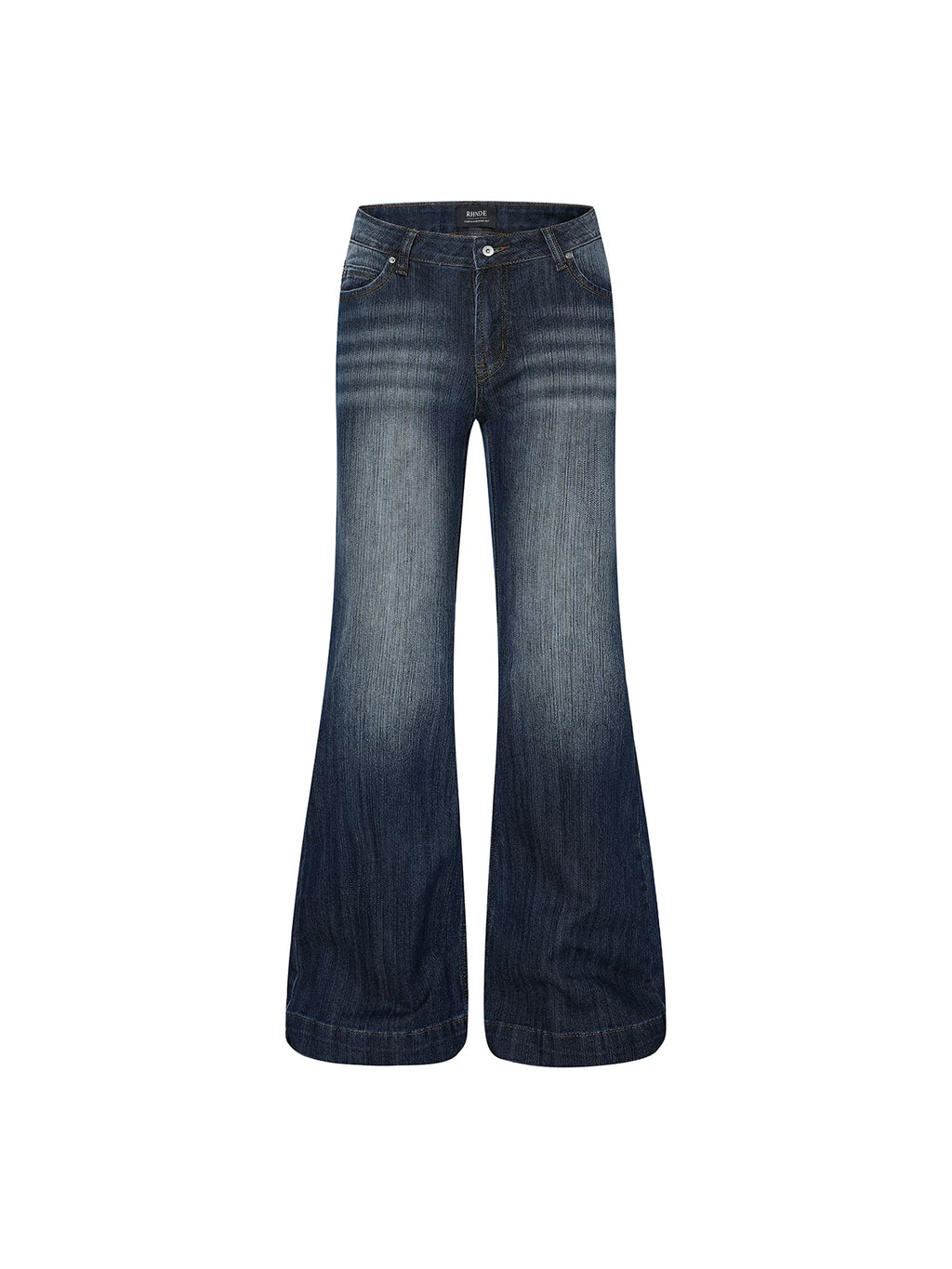 ANTSSTNA Mid-Rise Straight-Leg Jeans
