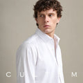 CULTUM Wrinkle-Free Slim Fit Long-Sleeve Dress Shirt