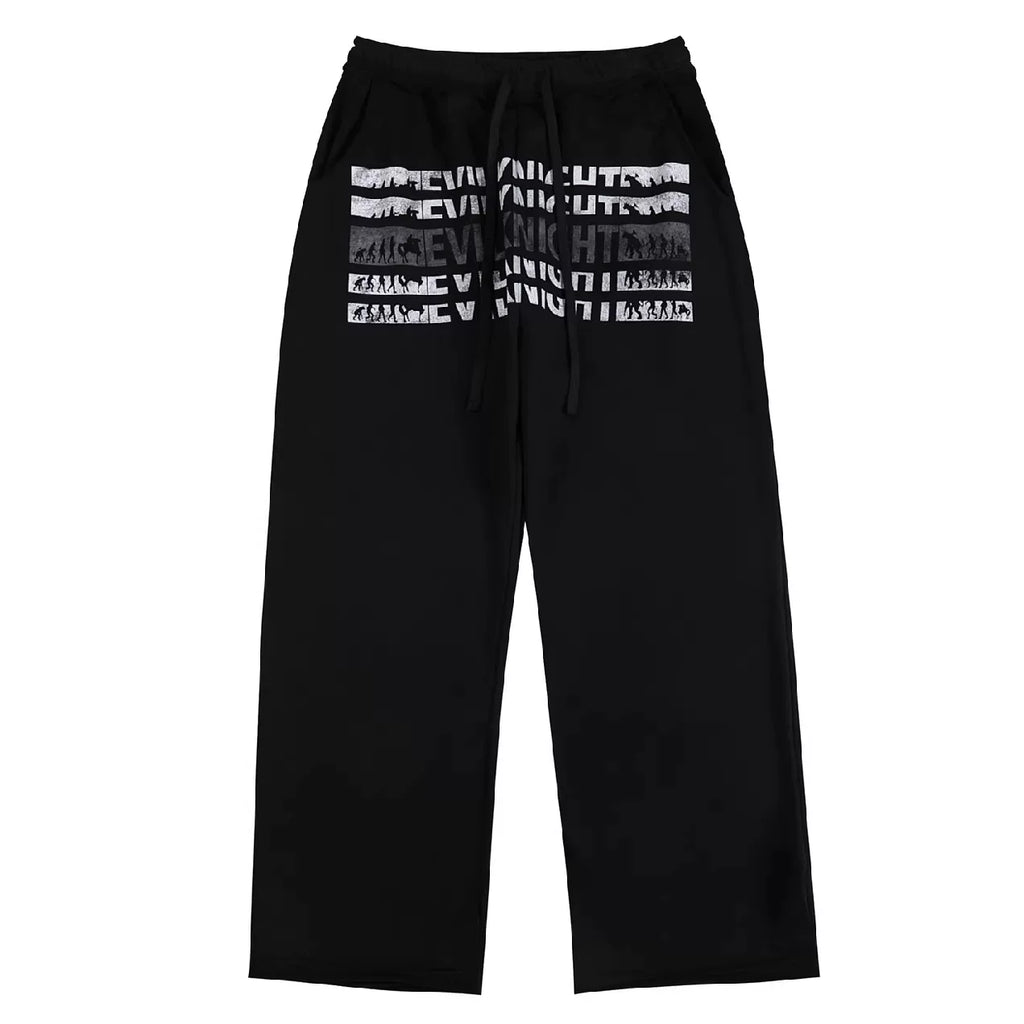 EK Demon Evolution 400g Loose Straight-Leg Sweatpants