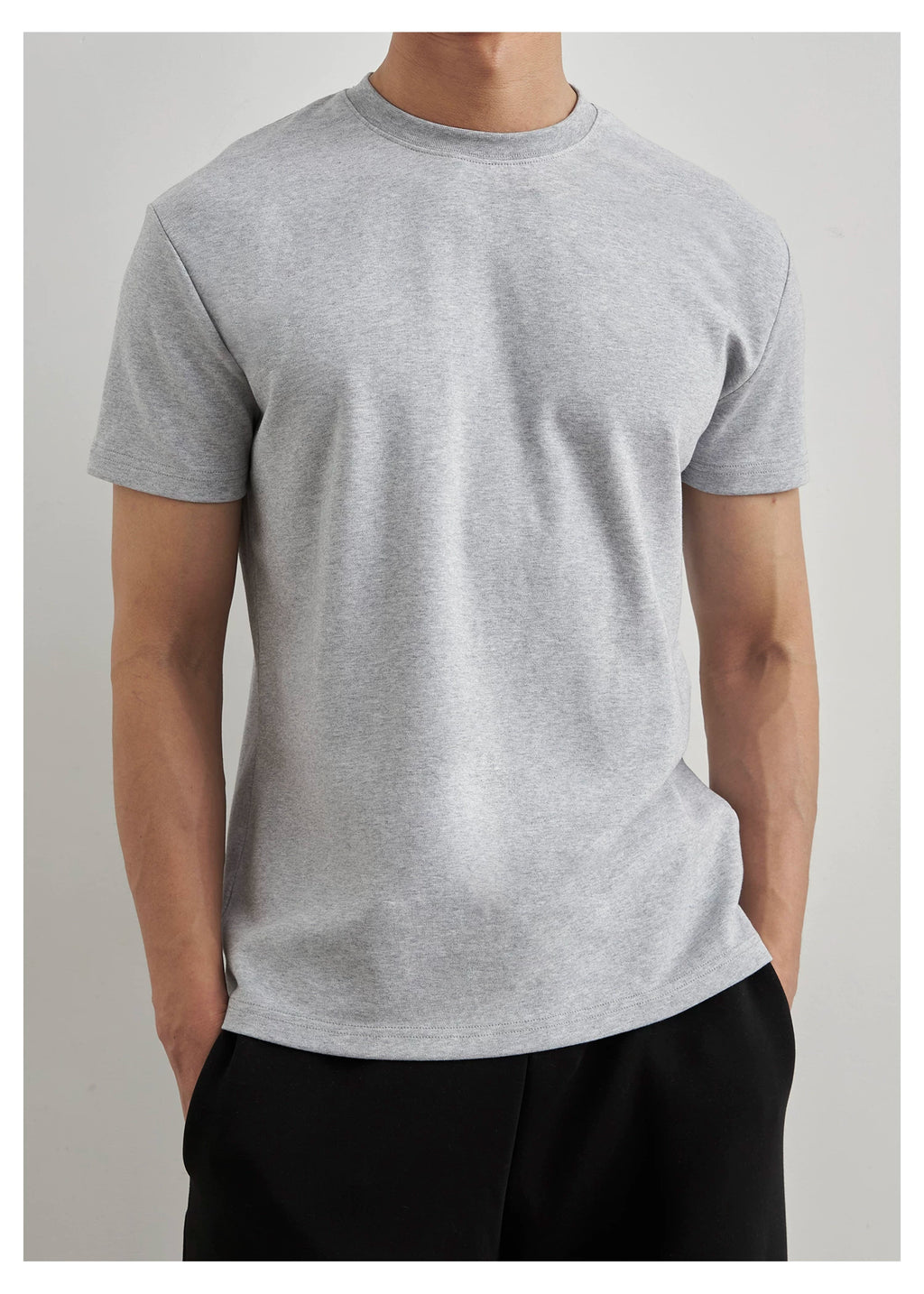 SINONOME Cool Small Neckline Casual Tee