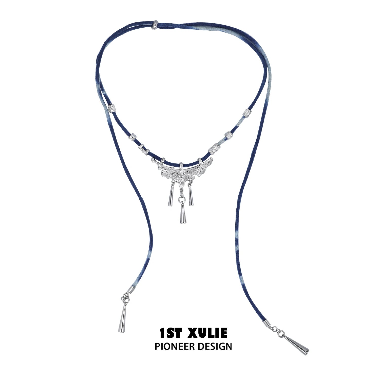 1ST XULIE Braided Rope Layered Choker Necklace