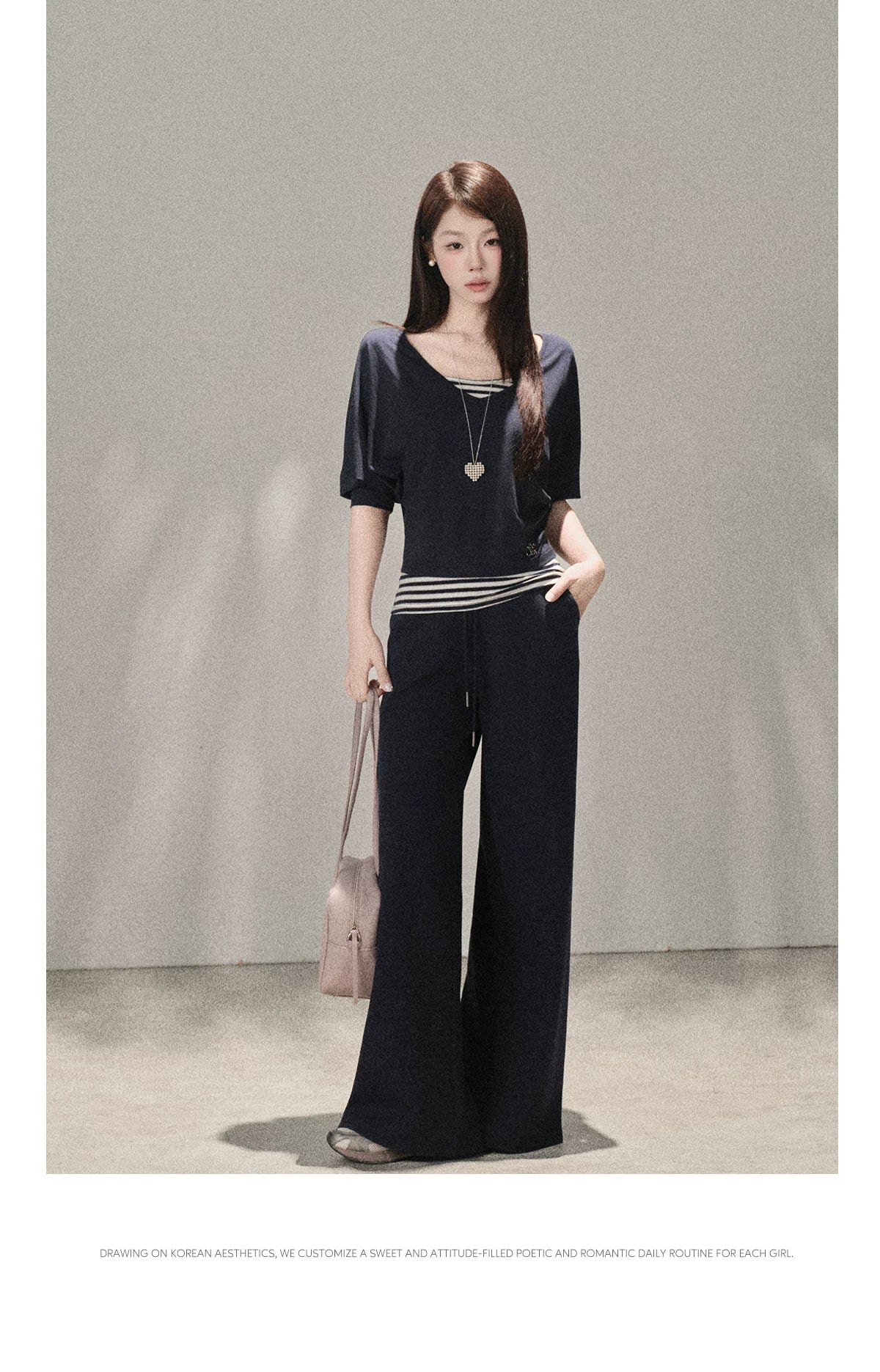 Wildberry Casual Relaxed Fashion Temperament Three-piece Set
