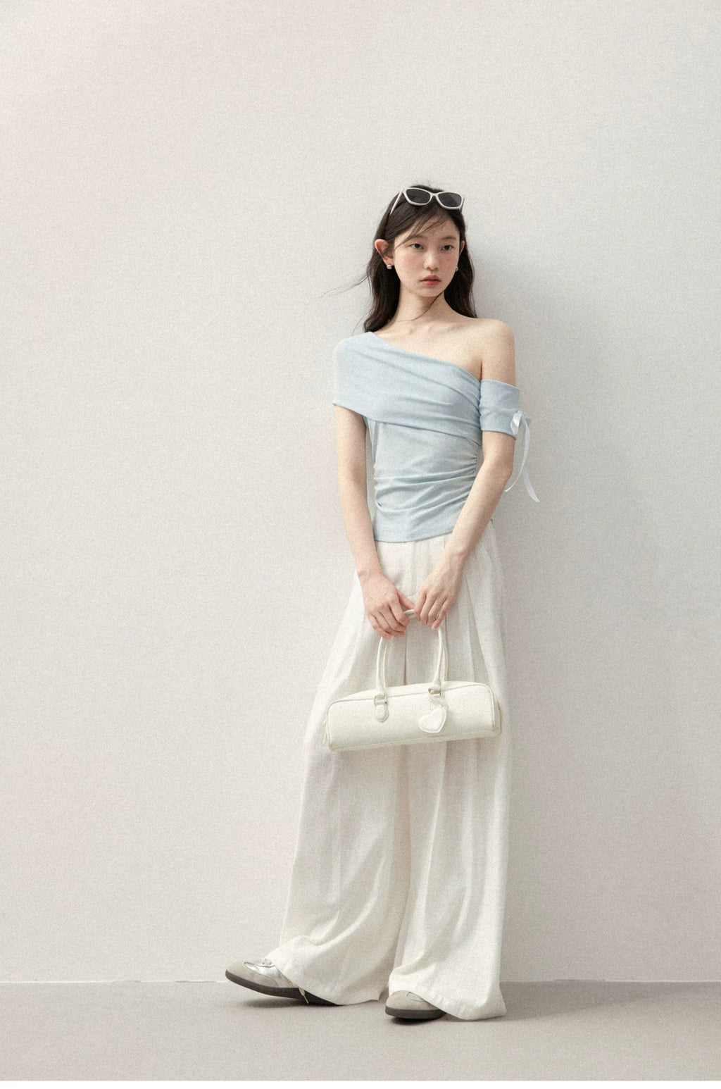 Cantonstory High Waist Straight Suit Casual Pants