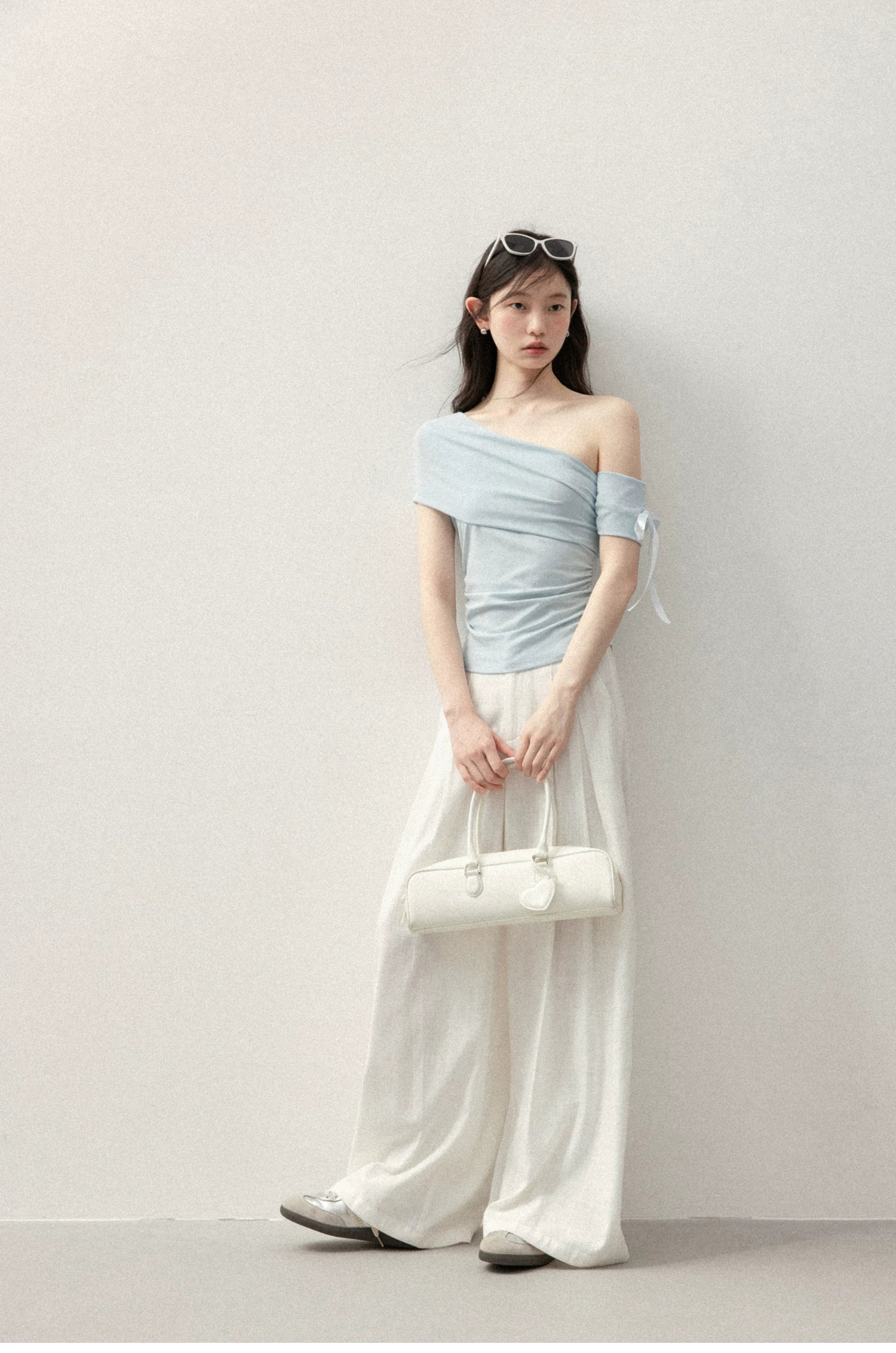 Cantonstory High Waist Straight Suit Casual Pants