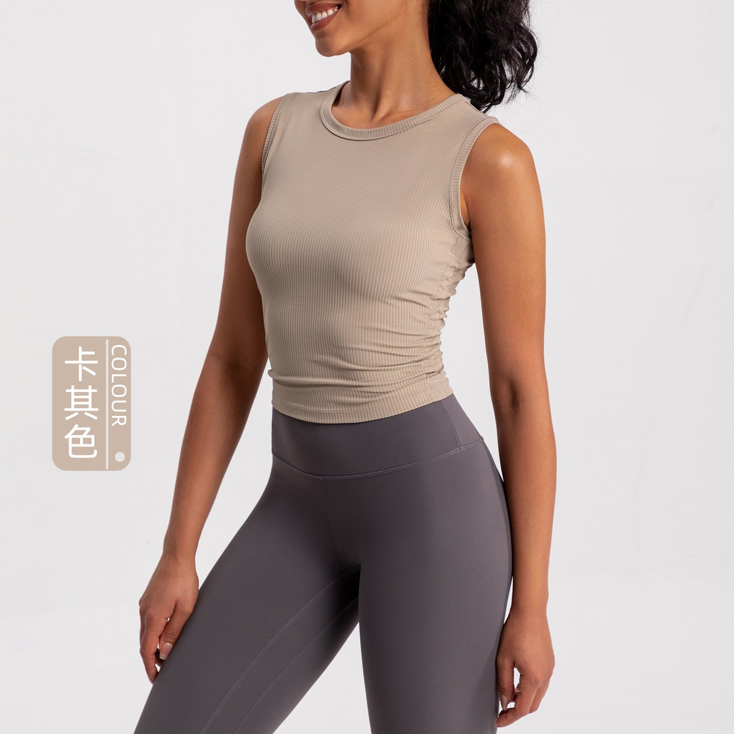 Athena Lulu Pleated Sports Naked Fitness Yoga Suit