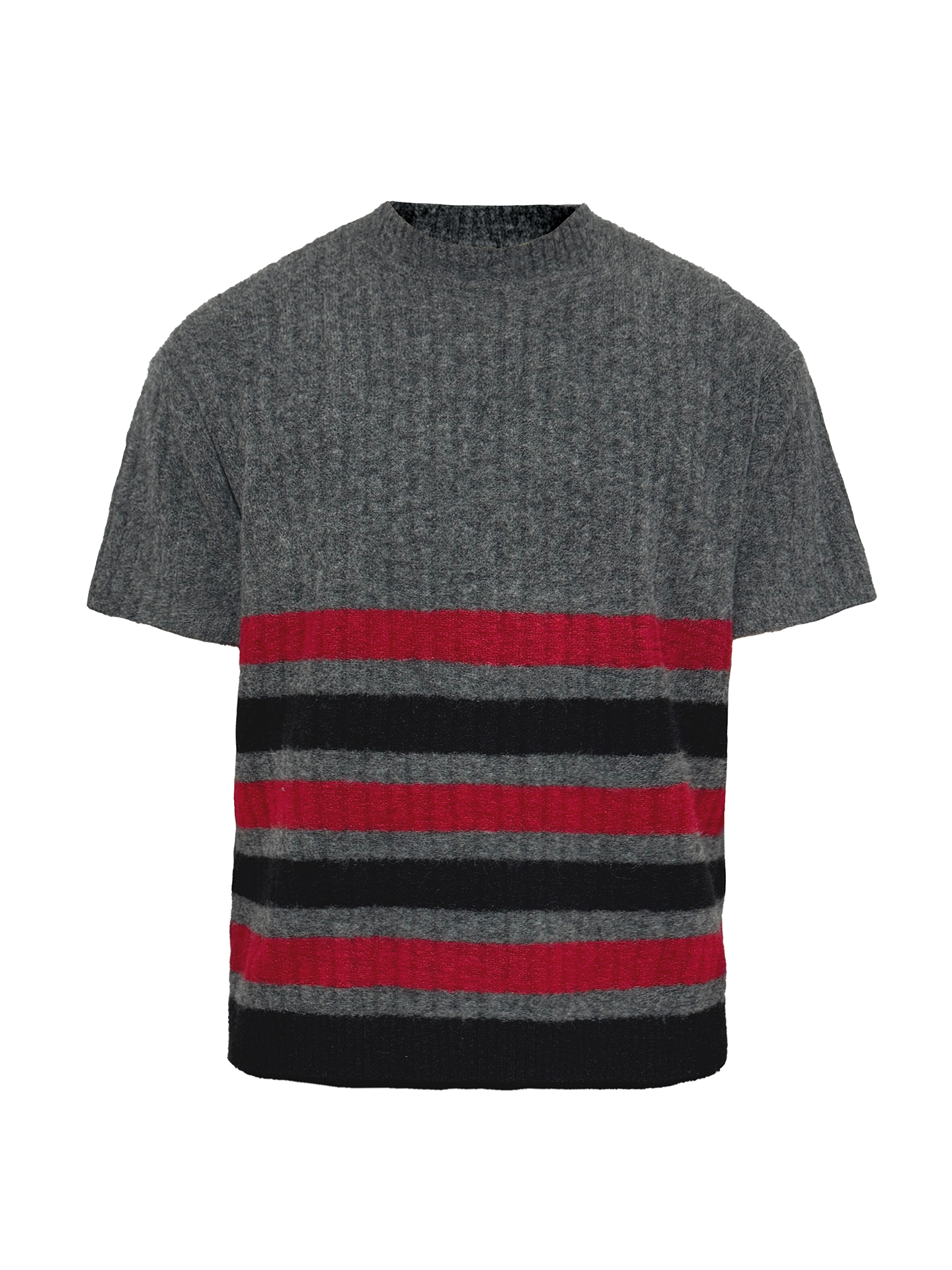 JCAESAR Vintage Striped Woolen Tee