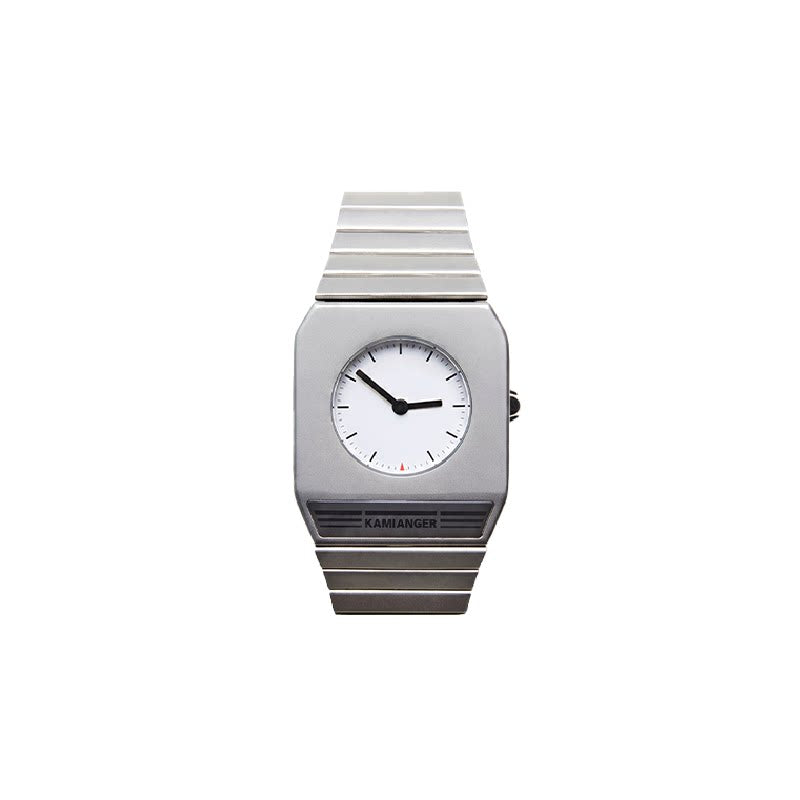 Kami anger Minimalist Square Metal Watch