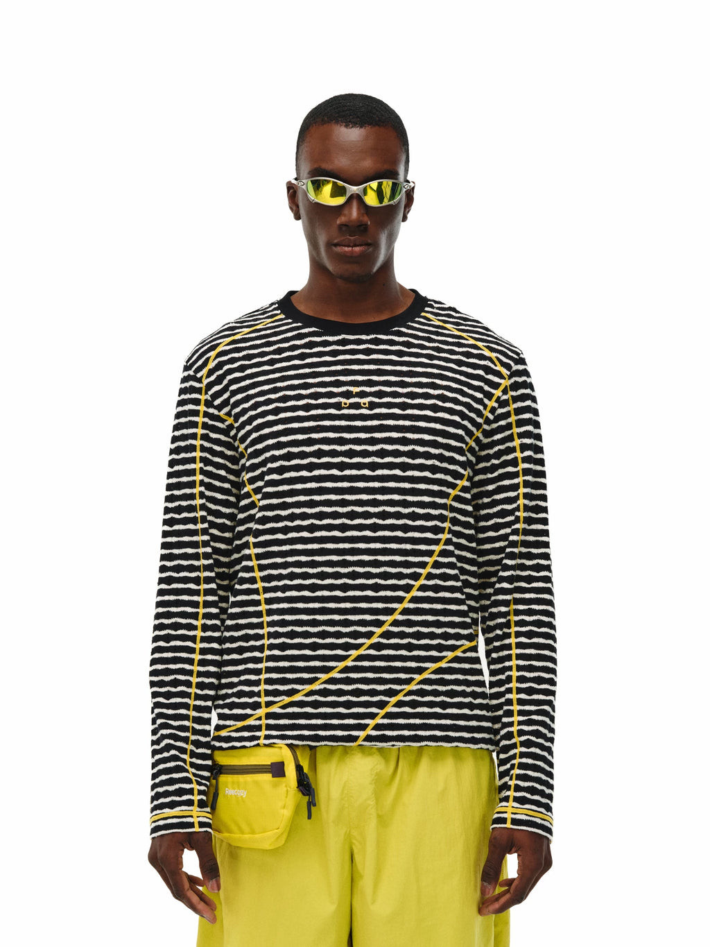 FPA Contrast Ripped Stripe Long Sleeve
