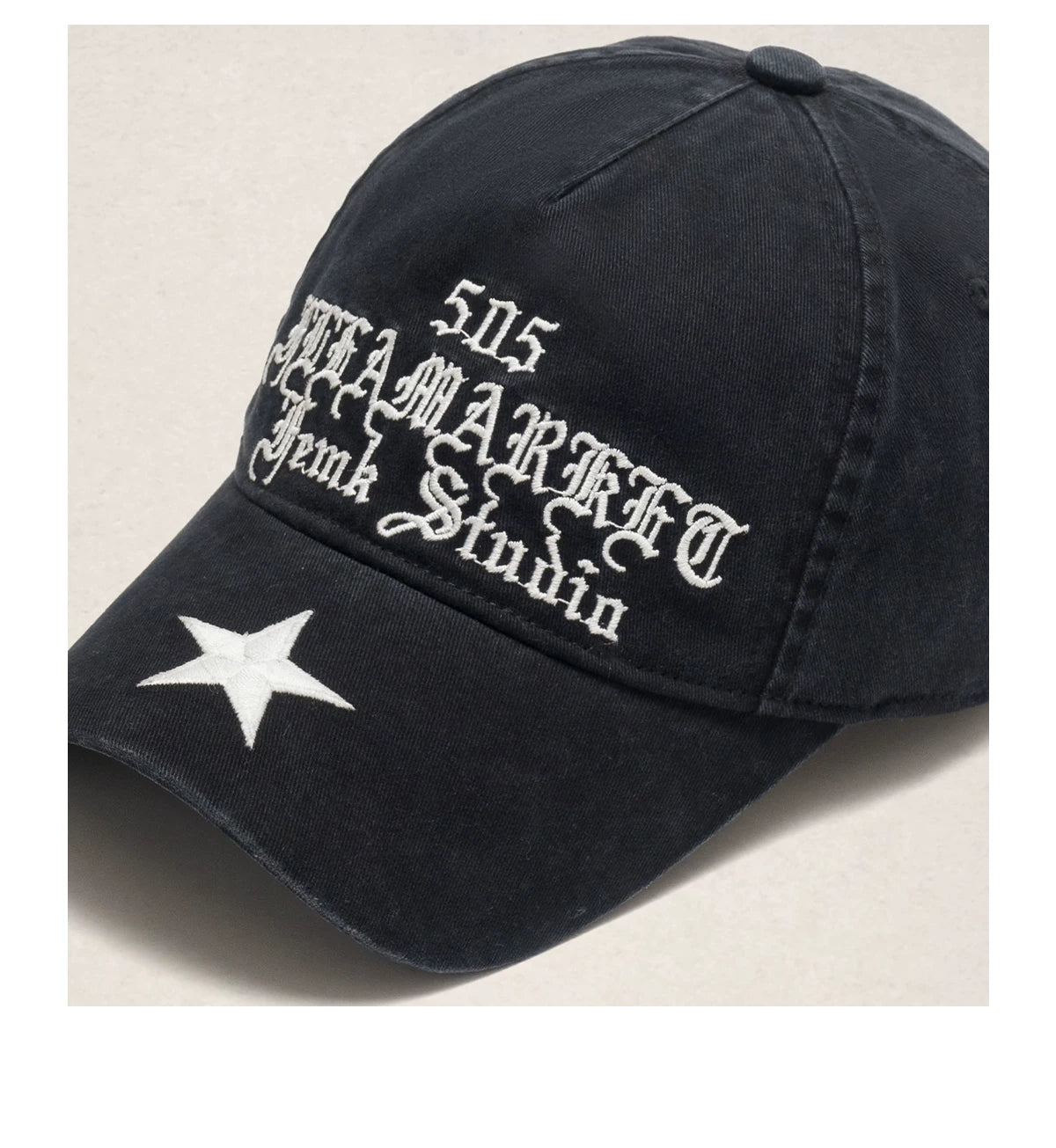 Fleamarket Embroidered Old Pentagram Baseball Cap