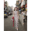 ZIHE Knitted Stretch Cheongsam Dress