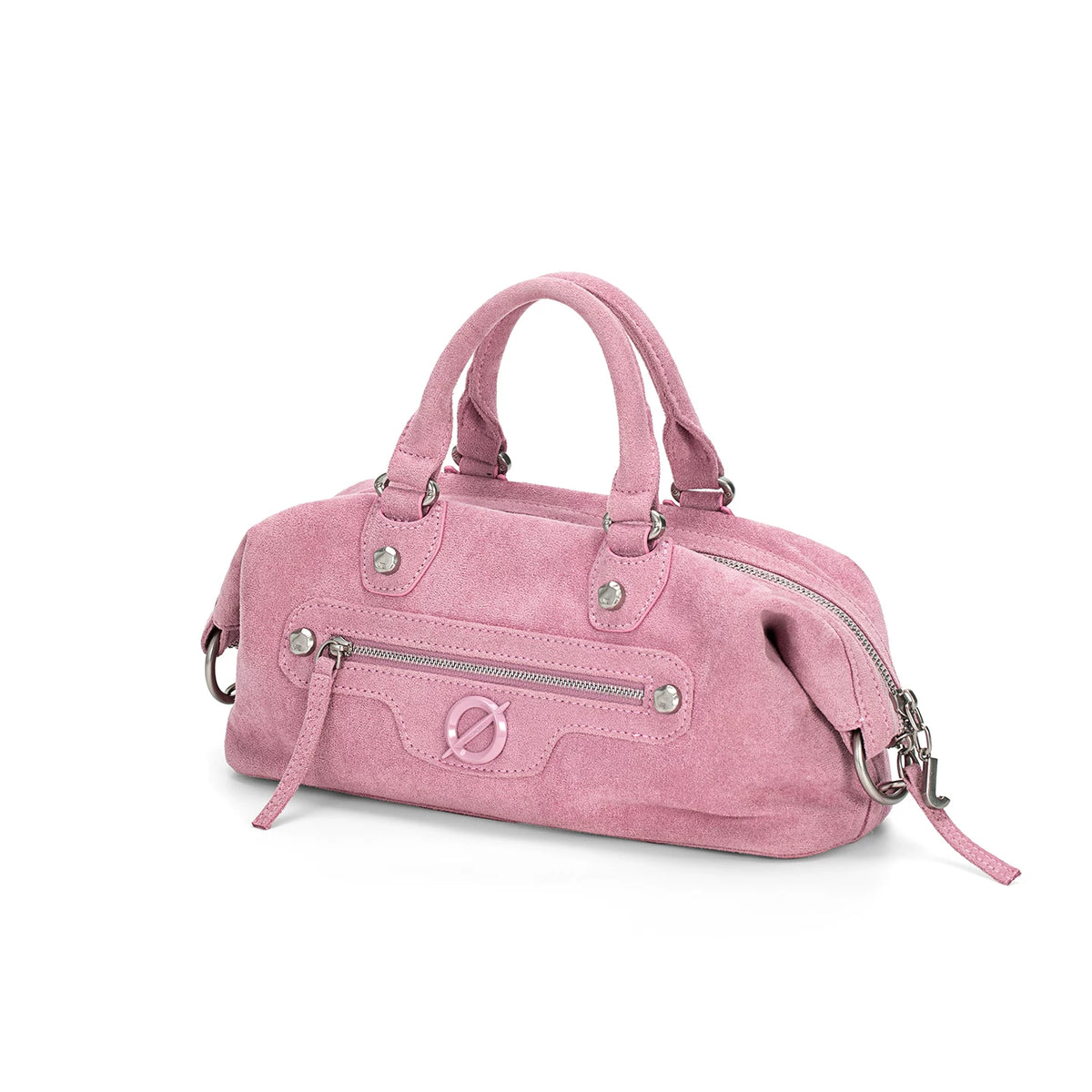 JELLY TOYBOY Brown Faux Leather Zip-Top Crossbody Bag
