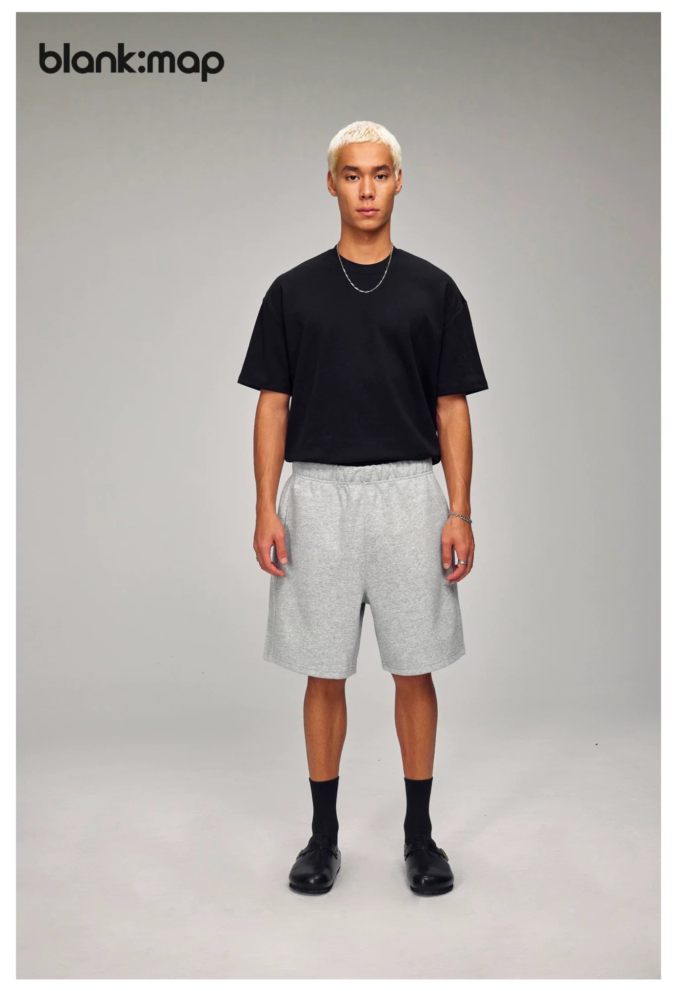 Blank: Map Comfortable Sports Loose Shorts