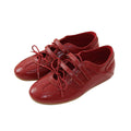 Mooreyu Leather Round Head Shallow Mouth Casual Mary Jane Shoes