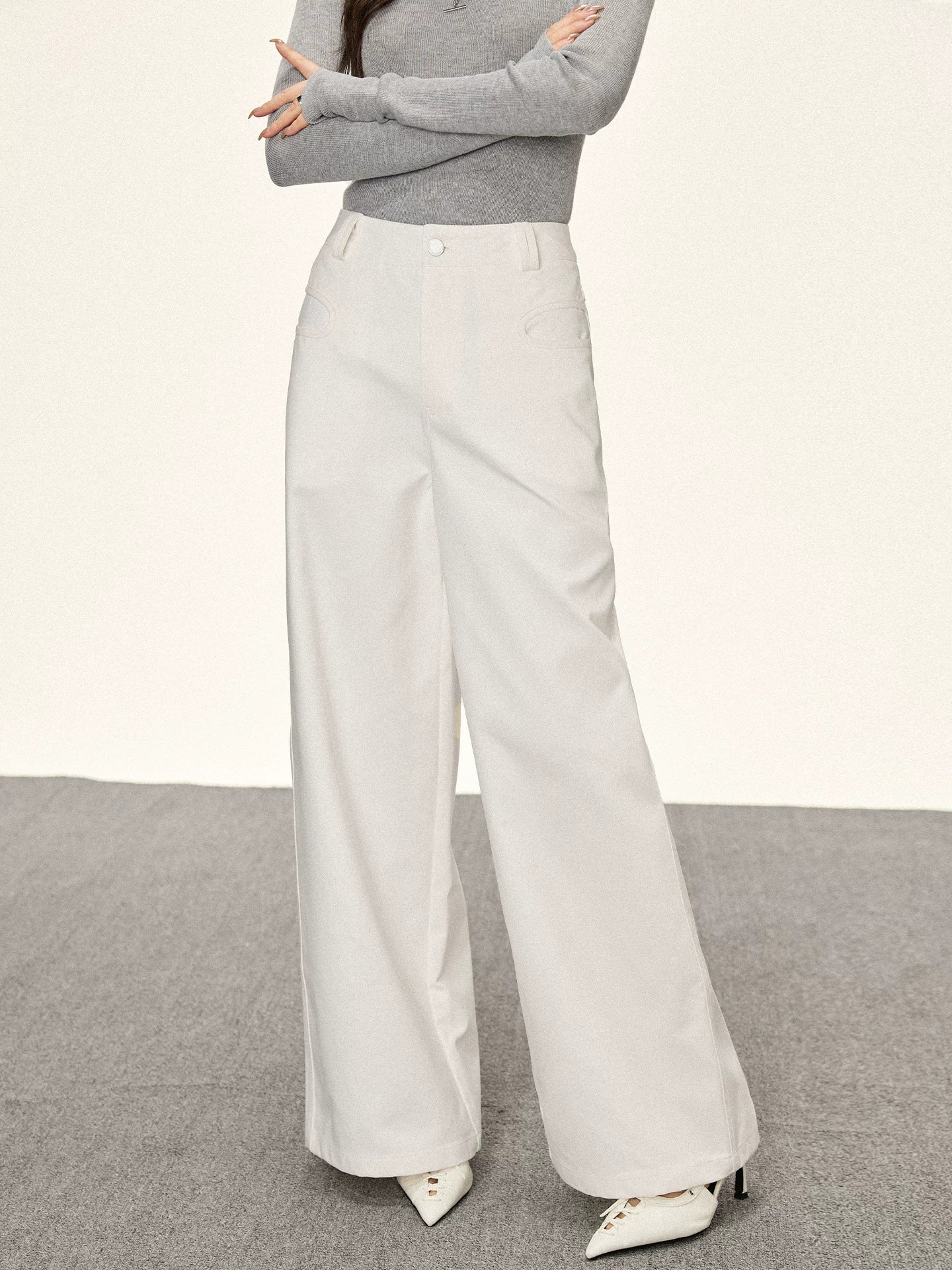 Cherry Melody High Waist Loose Straight Versatile Jeans